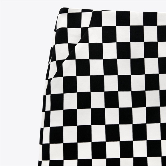 Zara checkered mini skirt - Picture 5 of 7